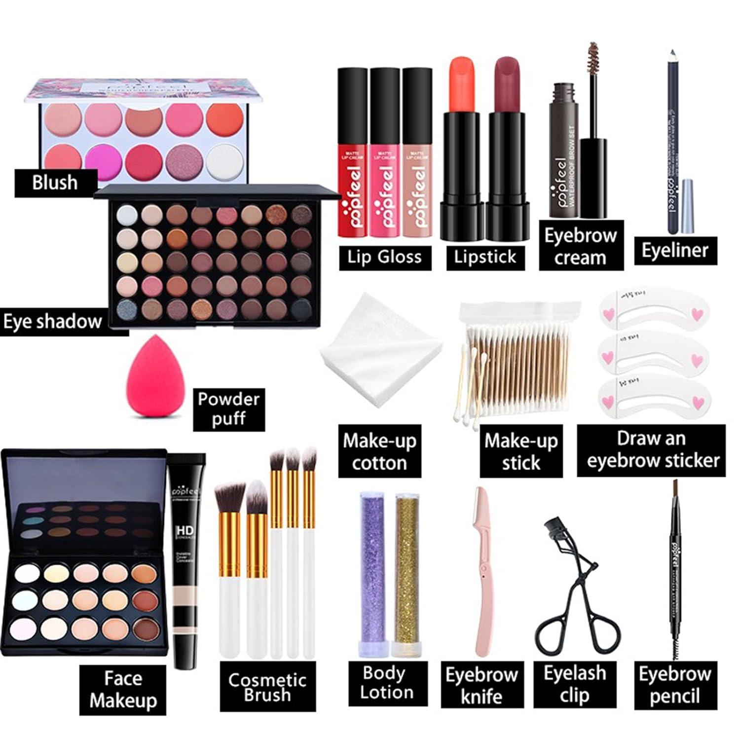 FantasyDay Multifunctional Cosmetics Gift Set - All-in-One Makeup