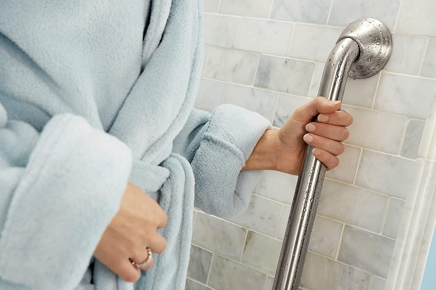 Moen R8736D3GBN Ultima 36Inch Designer Bathroom Grab Bar with Curl