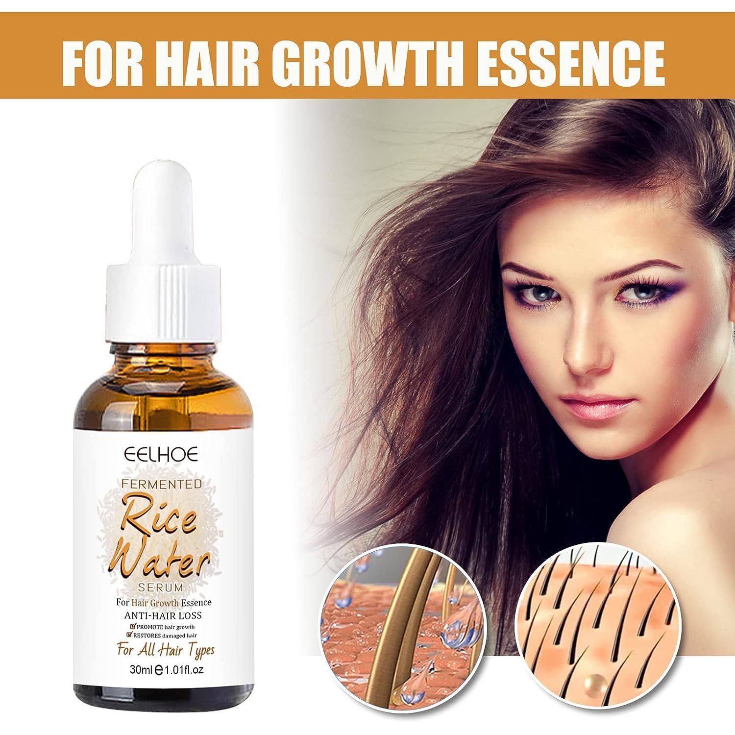 Rice Water Hair Growth Serum Fermented Rice Water Serum & hair Repair