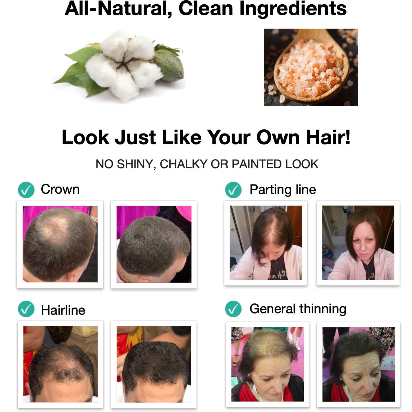 Caboki Hair Loss Concealer. AllNatural Hair Building Fiber. Make Thin