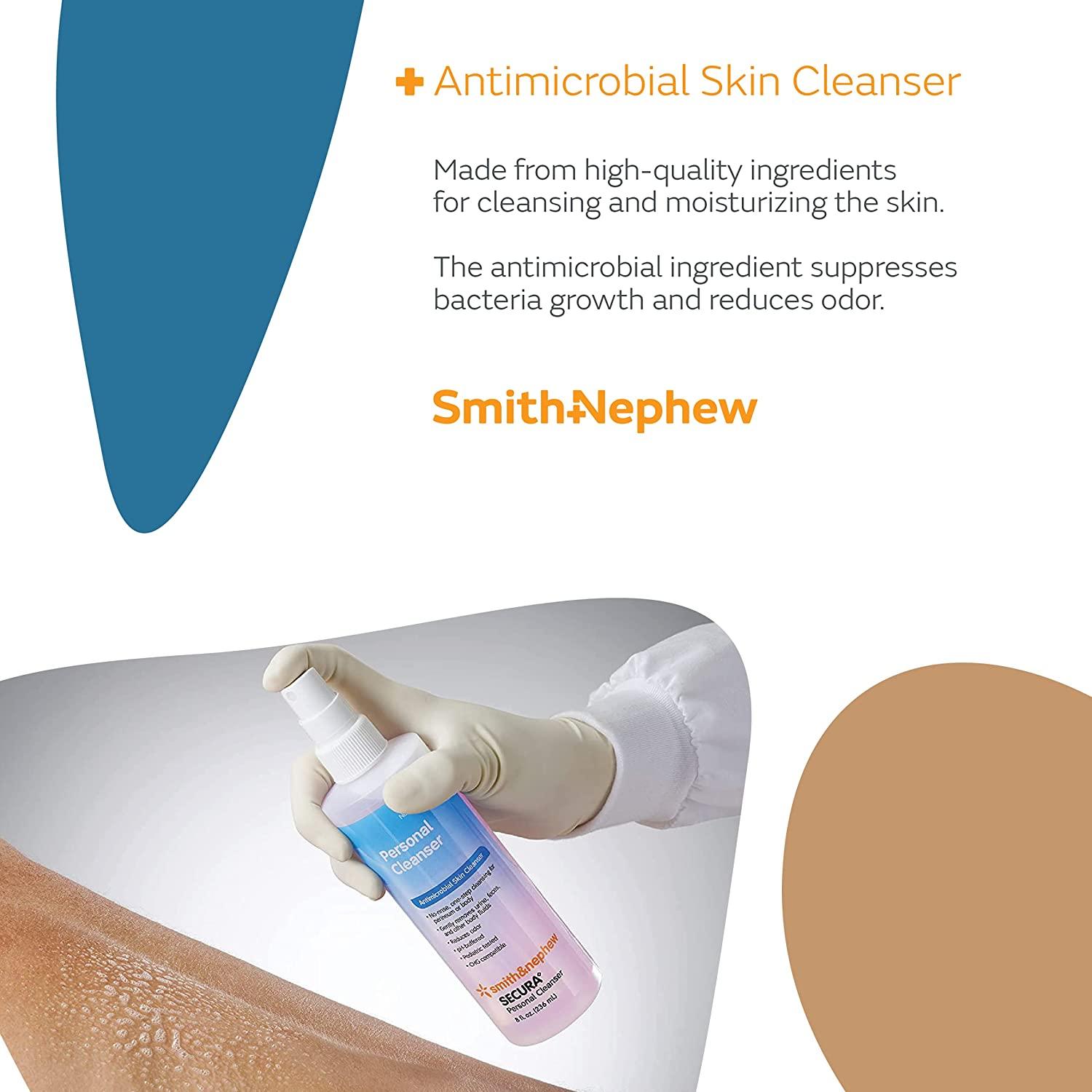 Smith & Nephew SECURA Personal Cleanser Spray, Waterless Body Cleanser