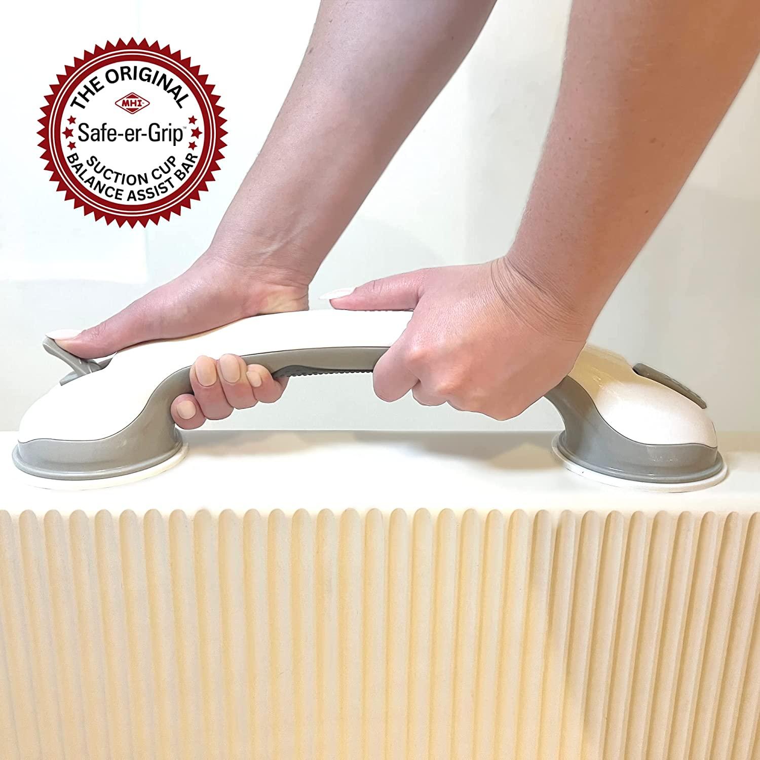 SafeerGrip Changing Lifestyles Suction Cup Grab Bars For Bathtubs