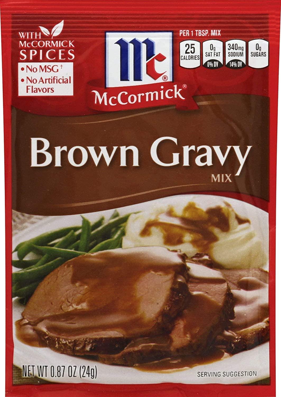 Mccormick Brown Gravy Mix, 0.87 Ounce (Pack of 3)