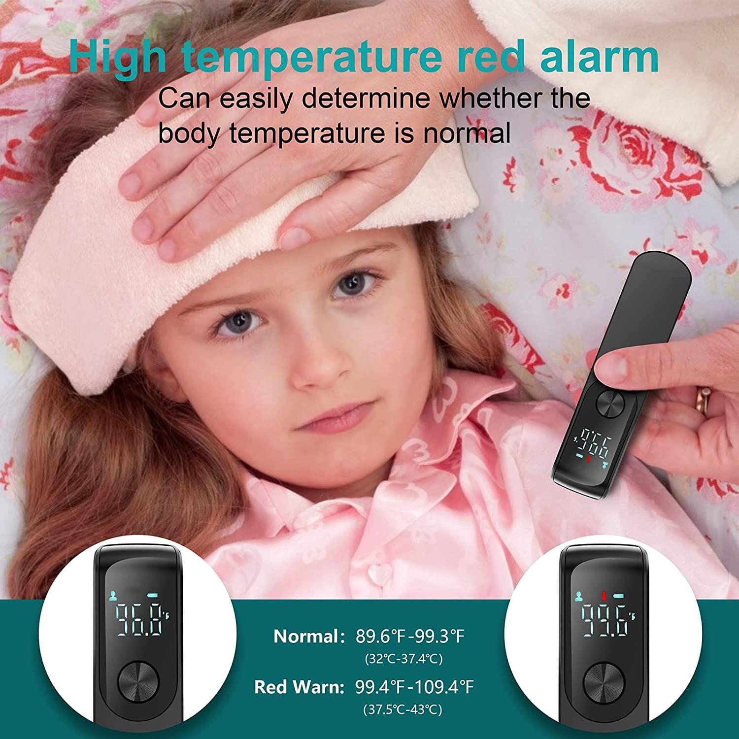 KISSBOBO Touchless Forehead Thermometer for Adults, Kids, and Baby