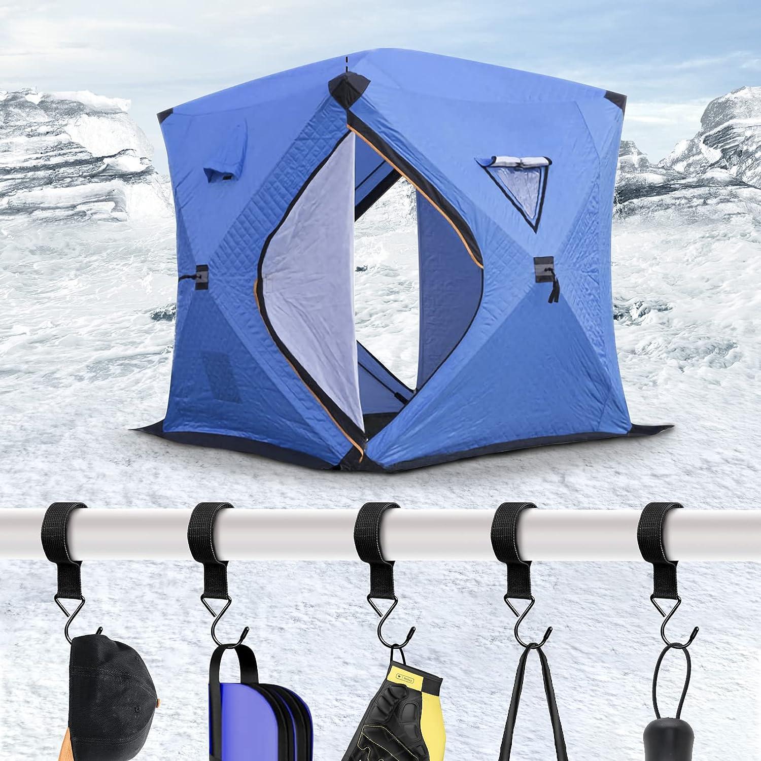 Pop-Up Insulated Ice Fishing Shelter Tent Portable Angler