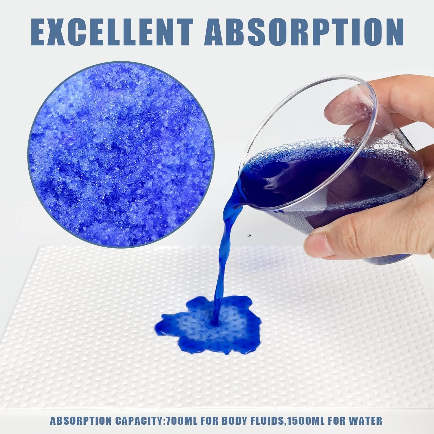 Super Absorbent Pads for Bedside Commode Liners and Bedpan Liners