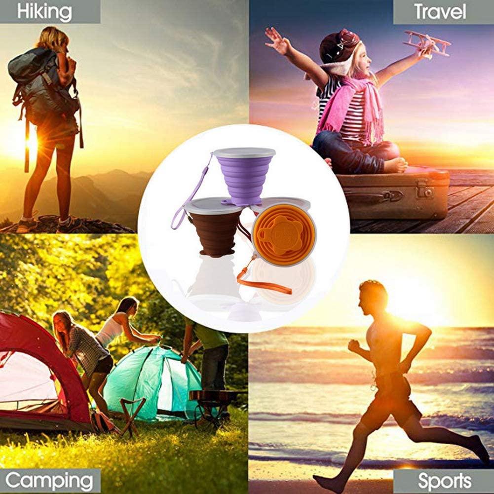Collapsible Travel Silicone Cups