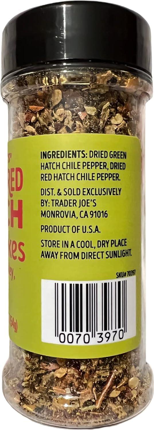 Trader Joe's Green & Red Hatch Chile Flakes Authentic from Hatch