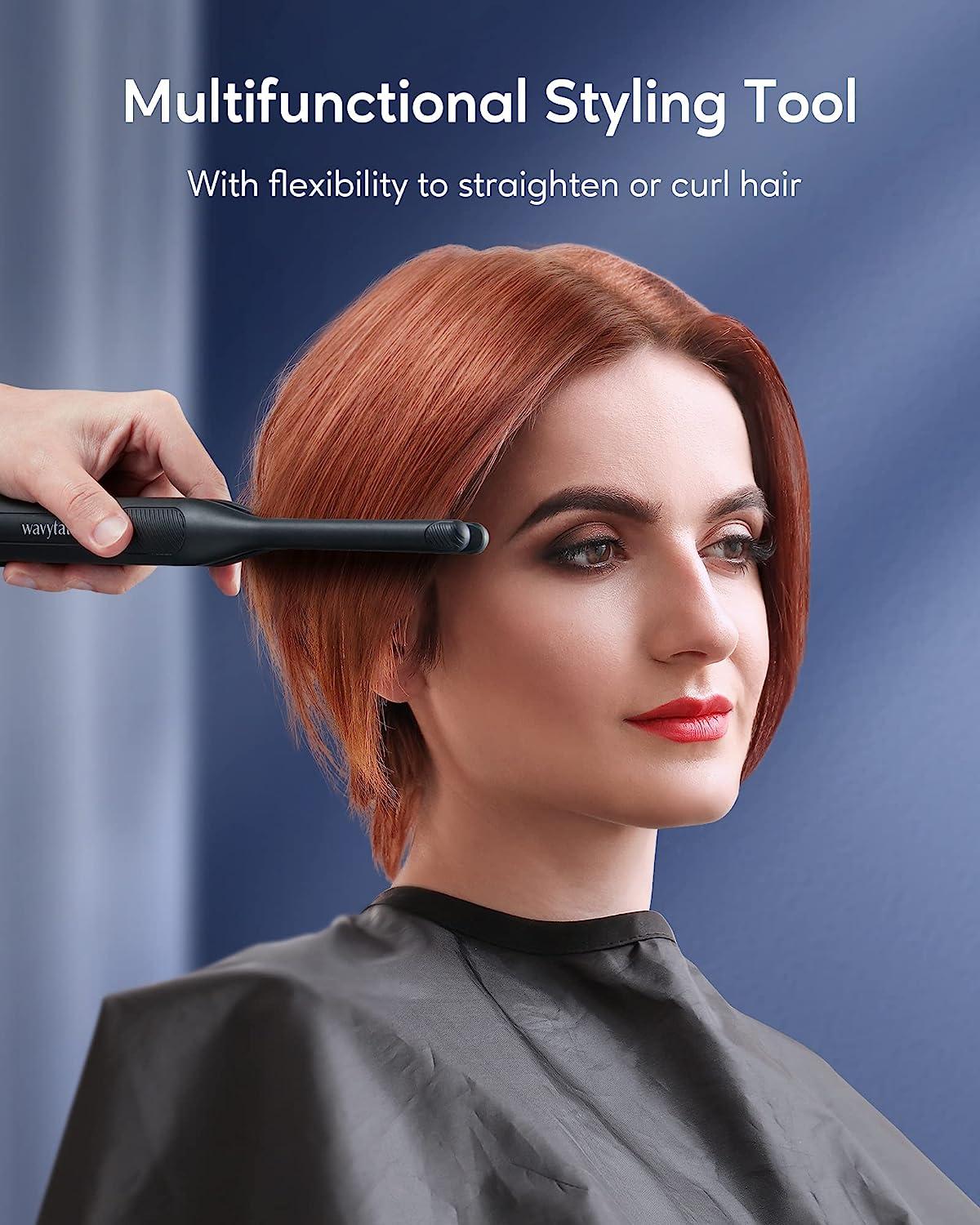 how to curl pixie hair with a flat iron