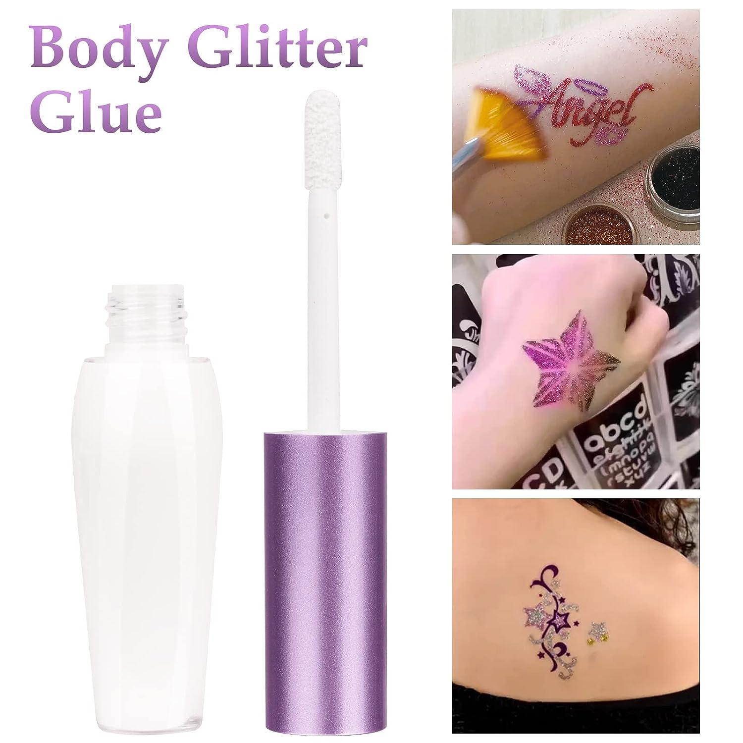 7ml Body Paint Glue Temporary Tattoo & Glitter Powder Adhesive