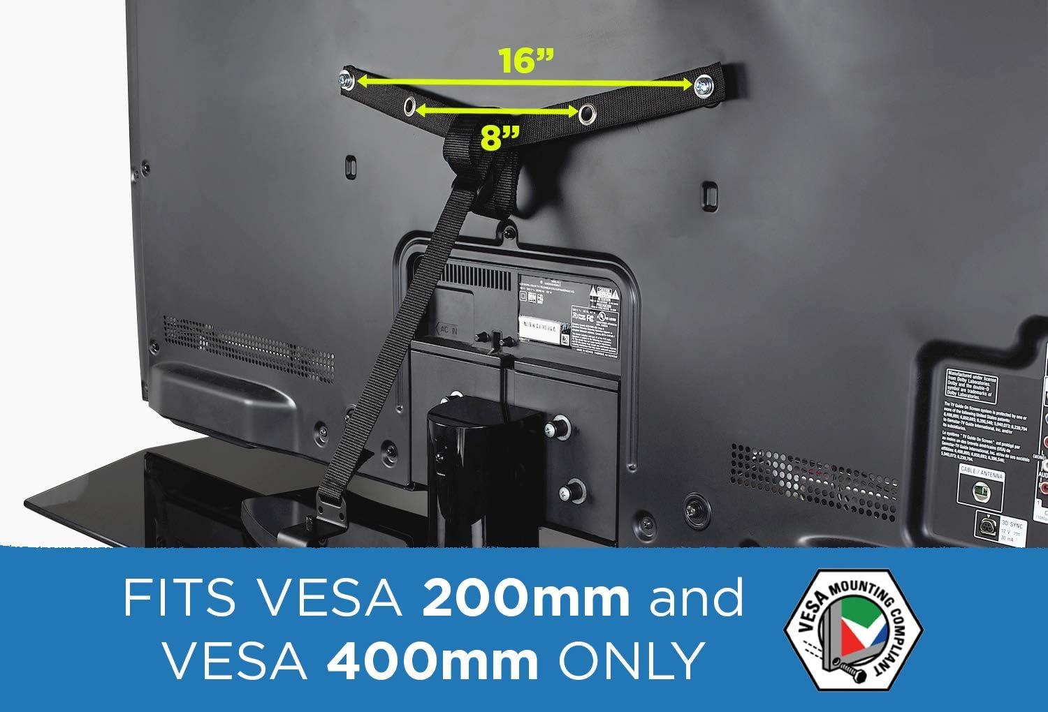 Mount It! TV Safety Straps For Child and Baby Proofing Anti Tip