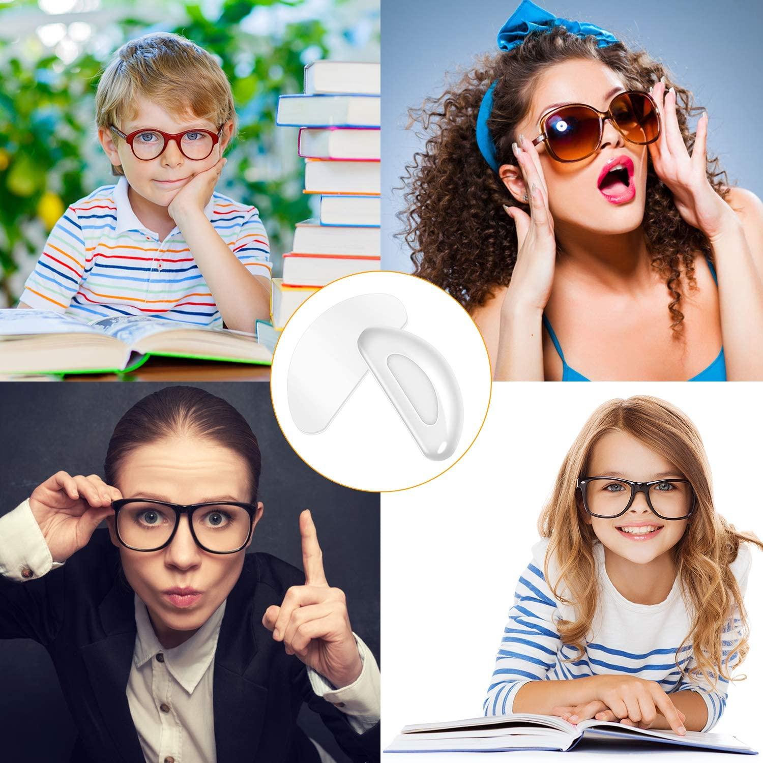 SMARTTOP Adhesive Nose Pad 12 Pairs AntiSlip Silicone Nose Pads for