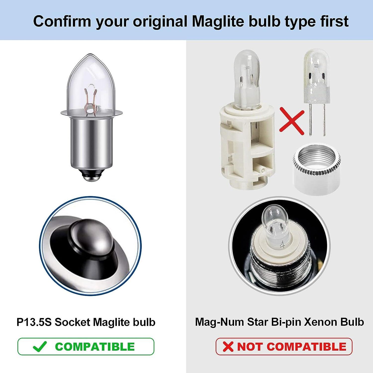 LED conversion kit for Maglite Flashlights