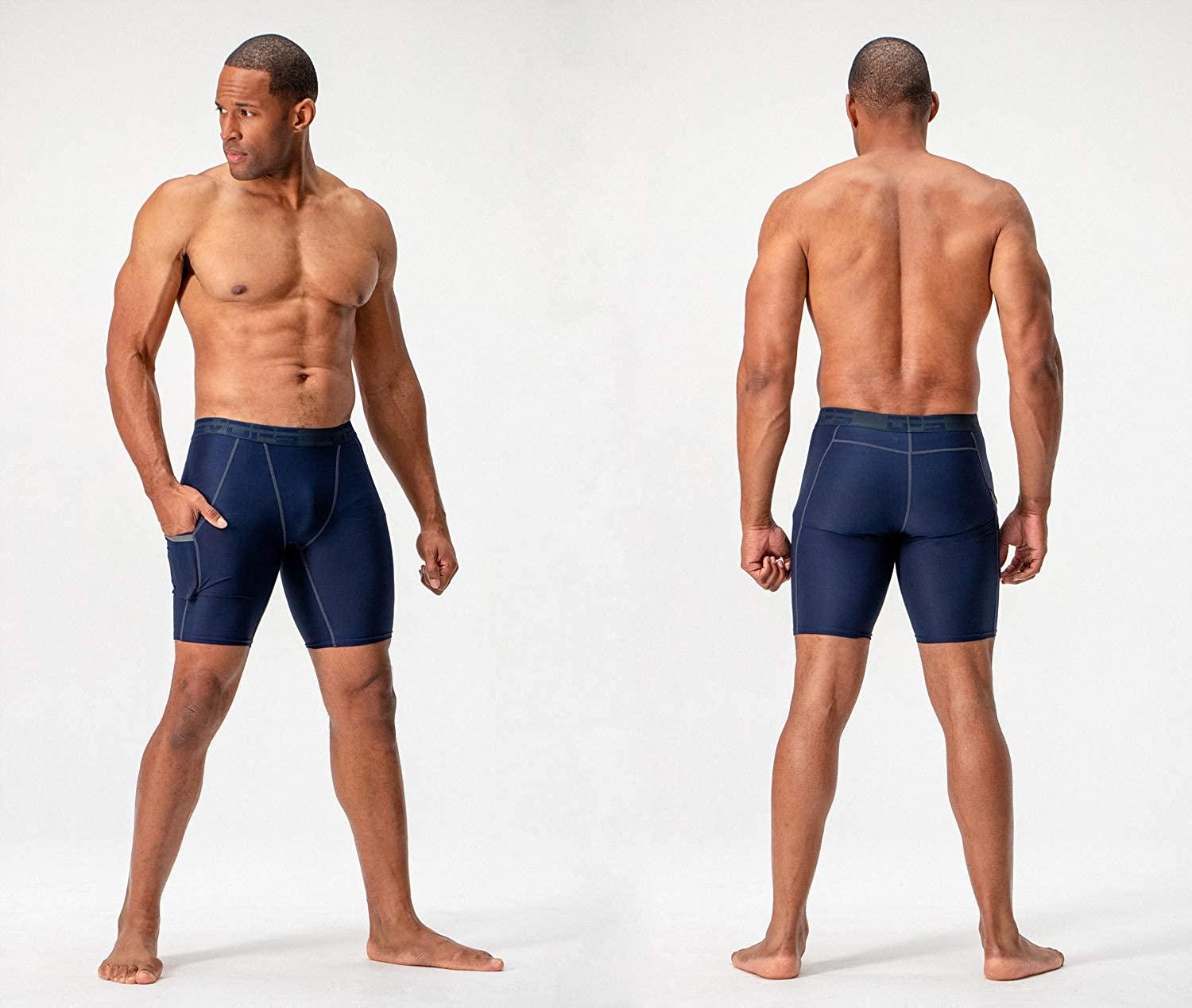 Men Running Shorts Compression Shorts Training Underwear Fitness