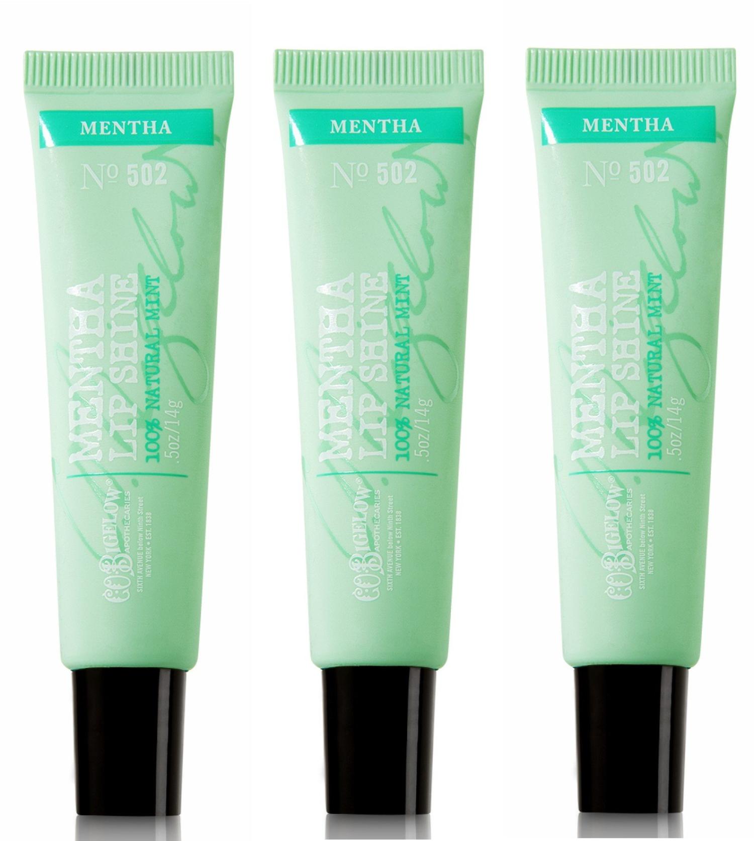Bath & Body Works C.O. Bigelow Mentha Lip Shine 502 - 3 Pack | Hydrating Lip  Gloss Set | Buy Now with Express International Delivery