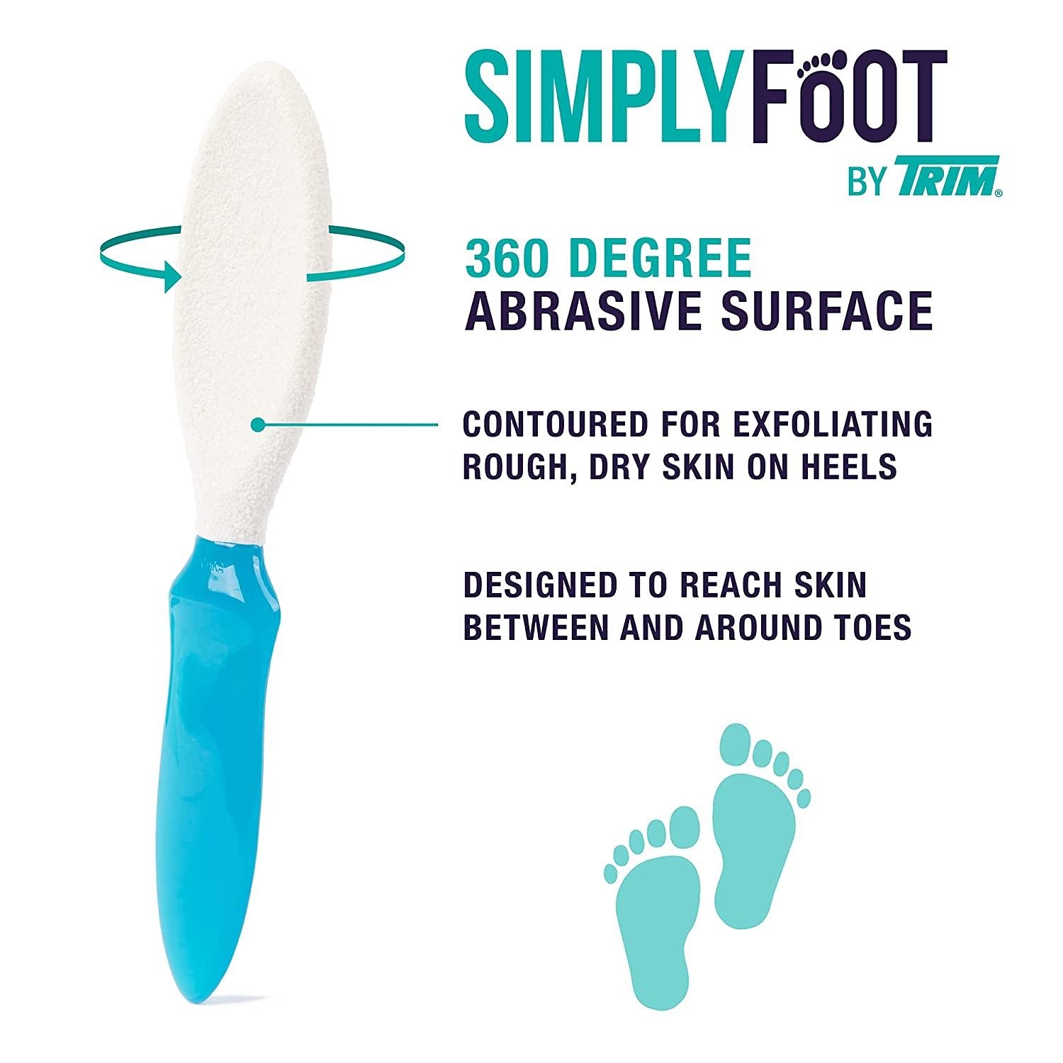 TRIM Simply Foot Exfoliating Stone Foot File 360Degree Abrasive