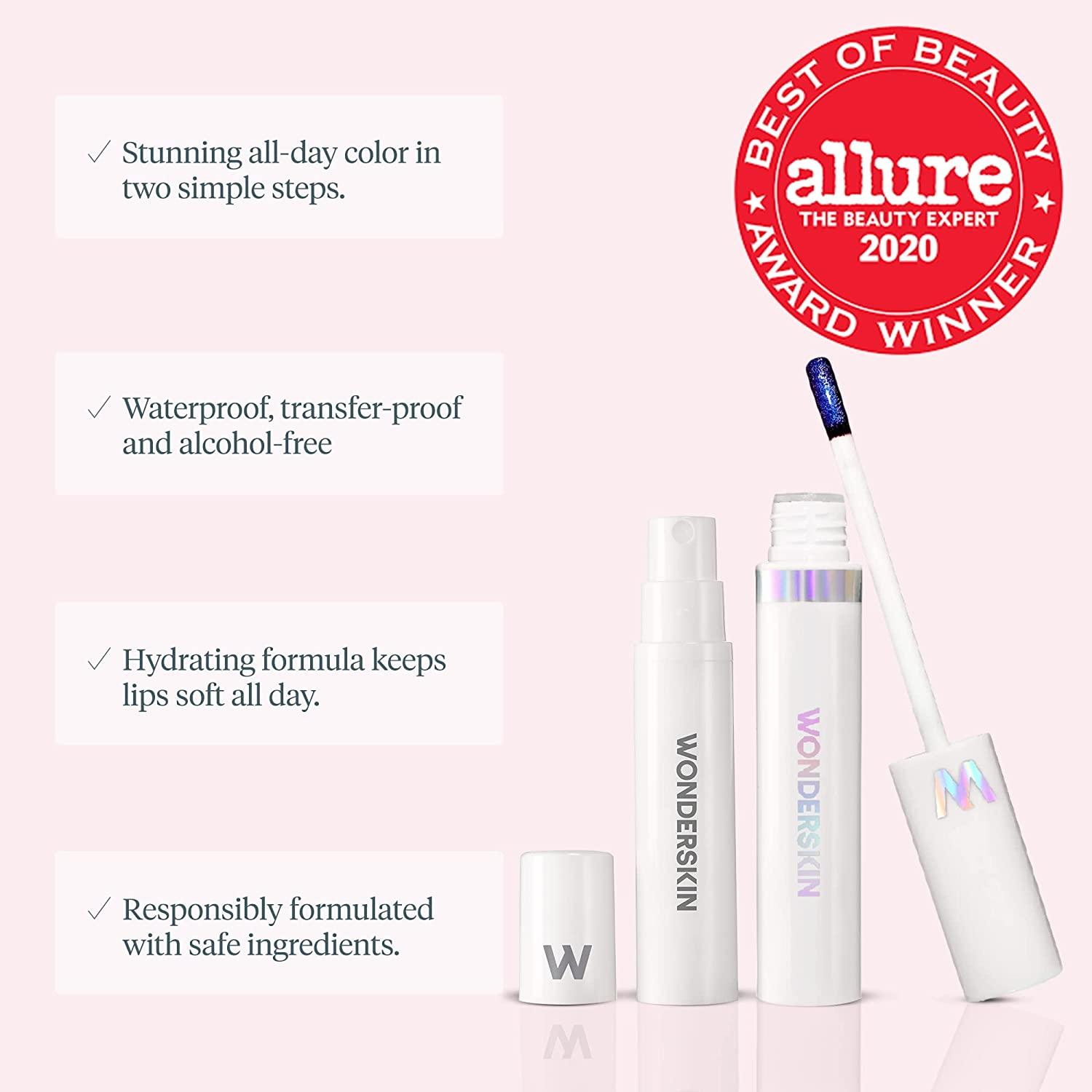 Wonderskin Wonder Blading Peel and Reveal Lip Stain Kit XOXO Long Lasting & Transfer Proof