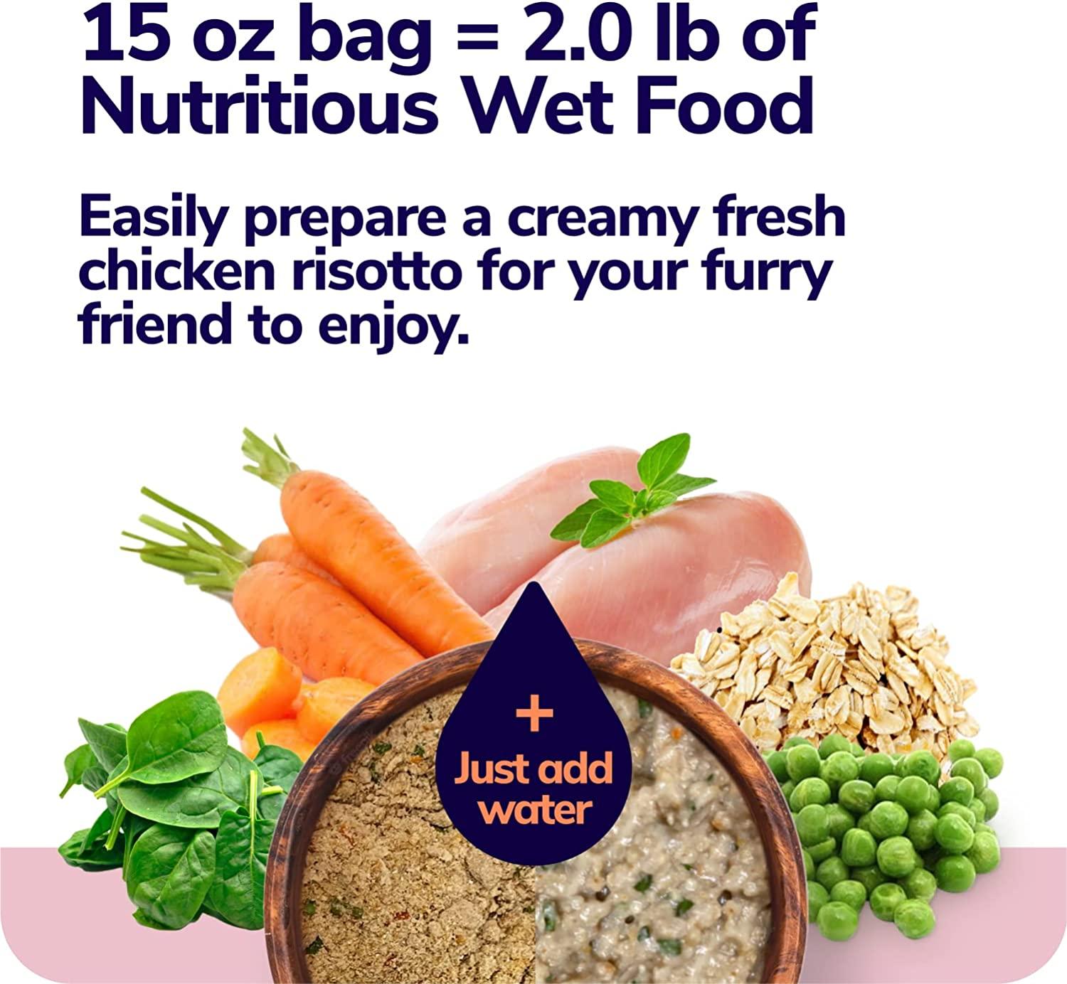 Miracle Vet Dehydrated Instant Fresh Cat Food and Topper Chicken and