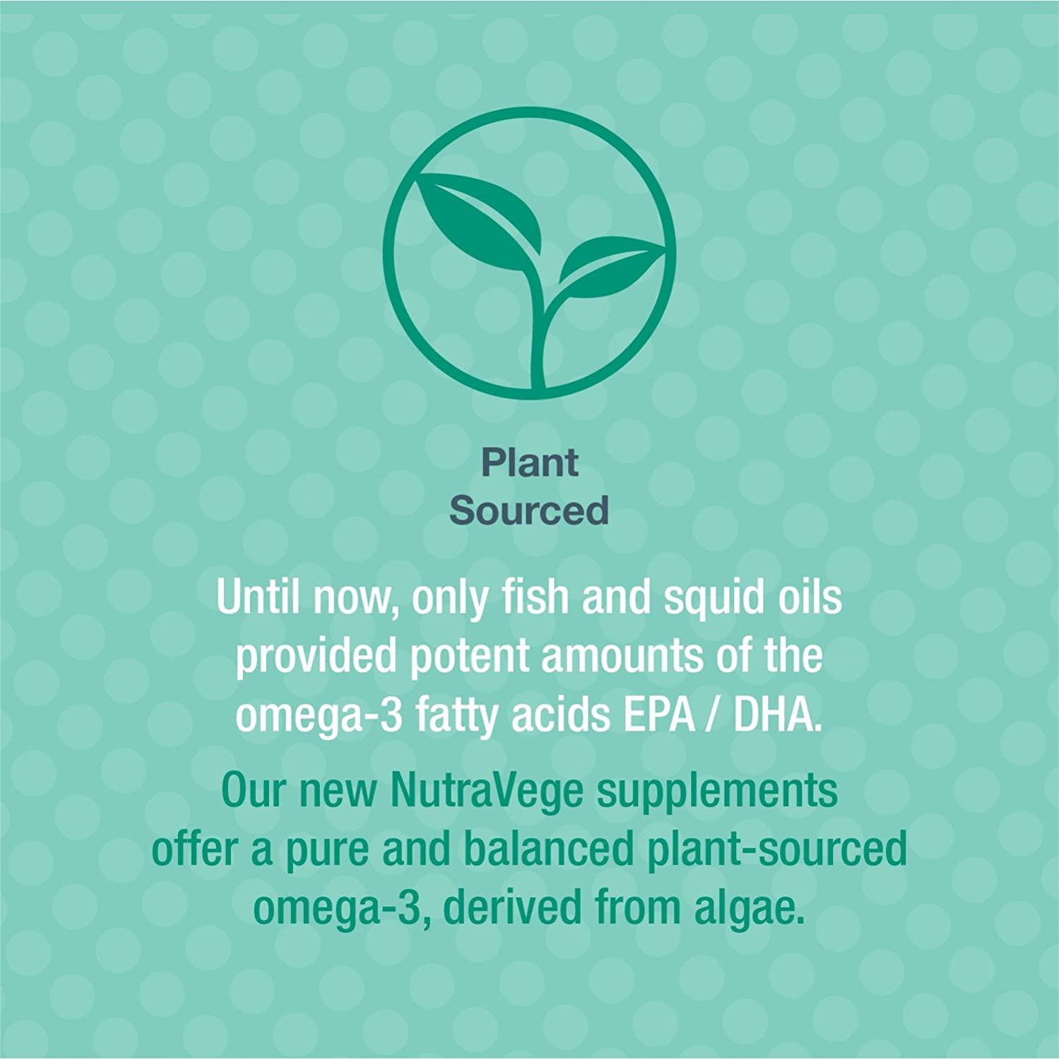 Nature's Way NutraVege Omega3 Supplement Vegan, Vegetarian 500mg