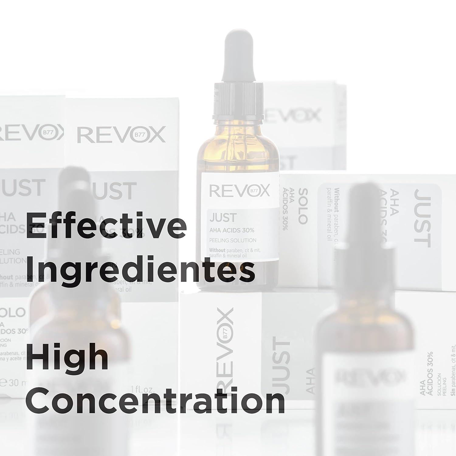 REVOX B77 JUST AHA Acids 30 Skin Peeling Solution Leave On