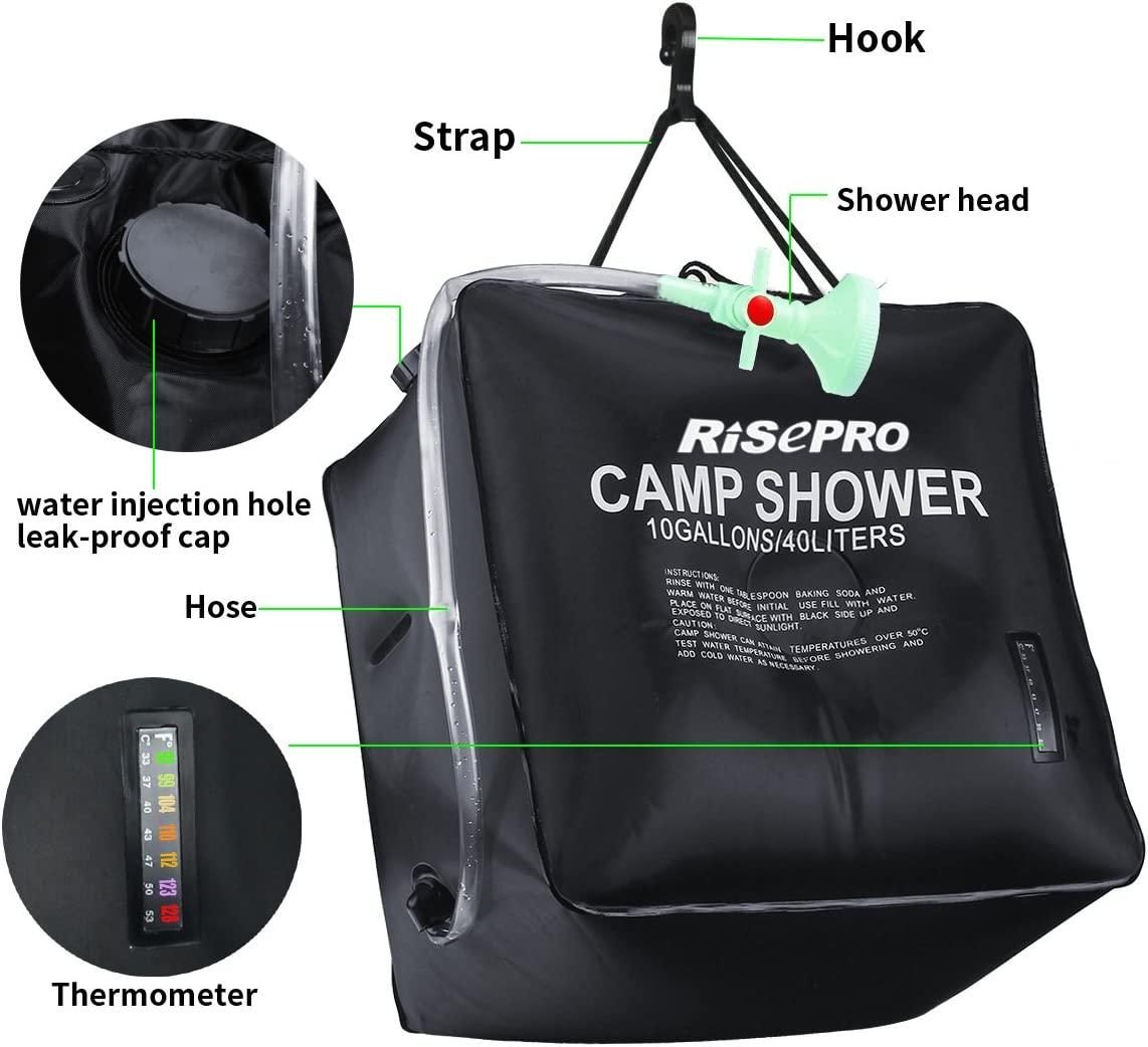 Risepro solar shower bag best sale