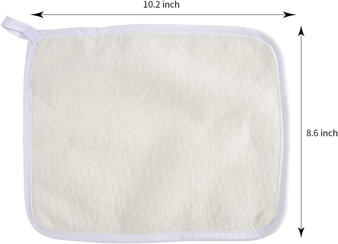 Exfoliating Face Body Wash Cloths Towel Soft Weave Bath Cloth Dual