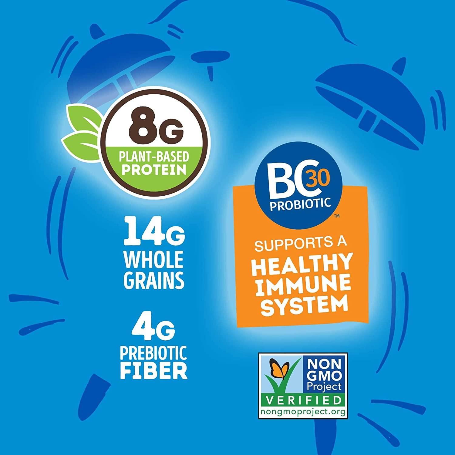 The Complete KickStart Breakfast Bars Blueberry Lemon Vegan 8g Plant Protein Probiotics 1.69oz