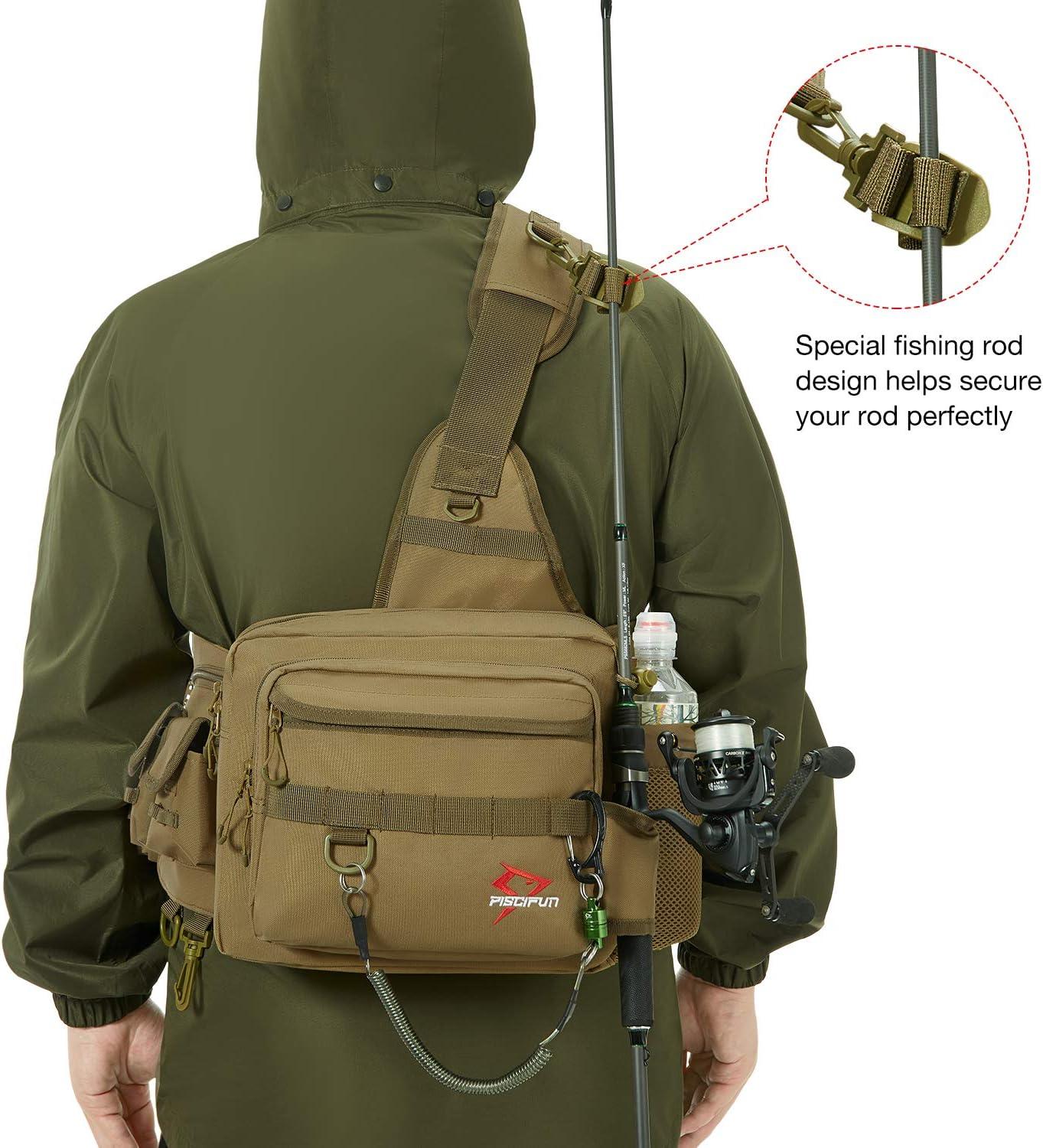 Piscifun sling fishing tackle bag 2025