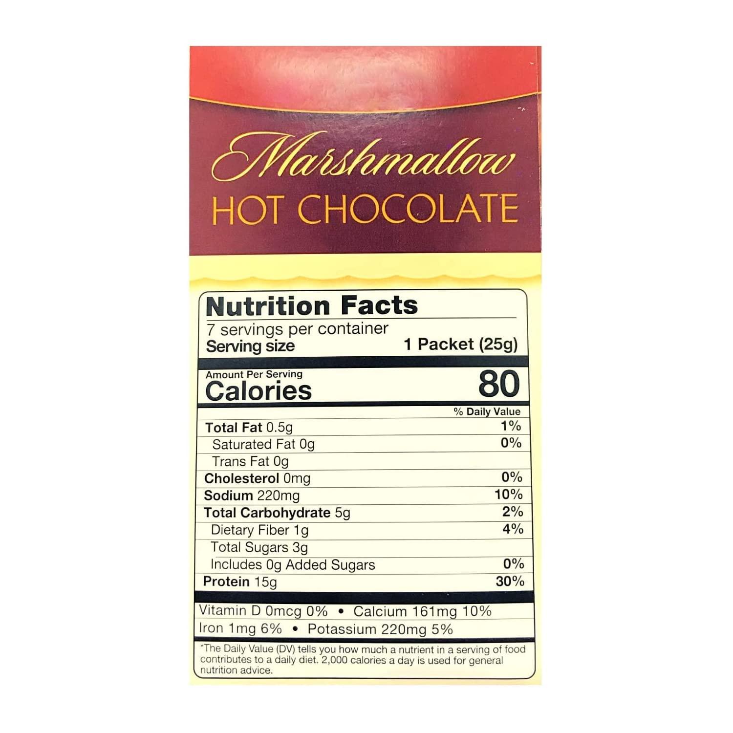 HealthyWise High Protein Hot Cocoa Instant Low Carb, Low Calorie