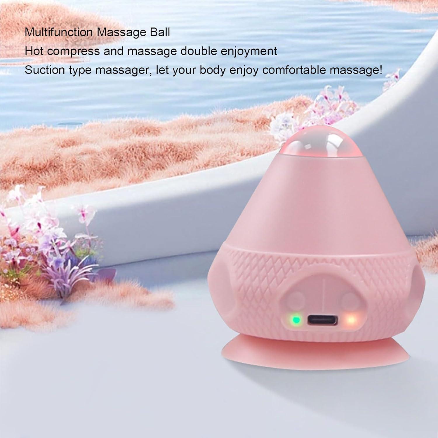 Electric Massage Ball - Wall-Mounted Heated Vibration Device for Back Neck & Shoulders (Pink) | International Shipping Available | Buy Now with Express International Delivery | GoSupps.com Electric Massage Ball - Wall-Mounted Heated Vibration Device for Back Neck & Shoulders (Pink) | International Shipping Available | Buy Now with Express International Delivery | GoSupps.com