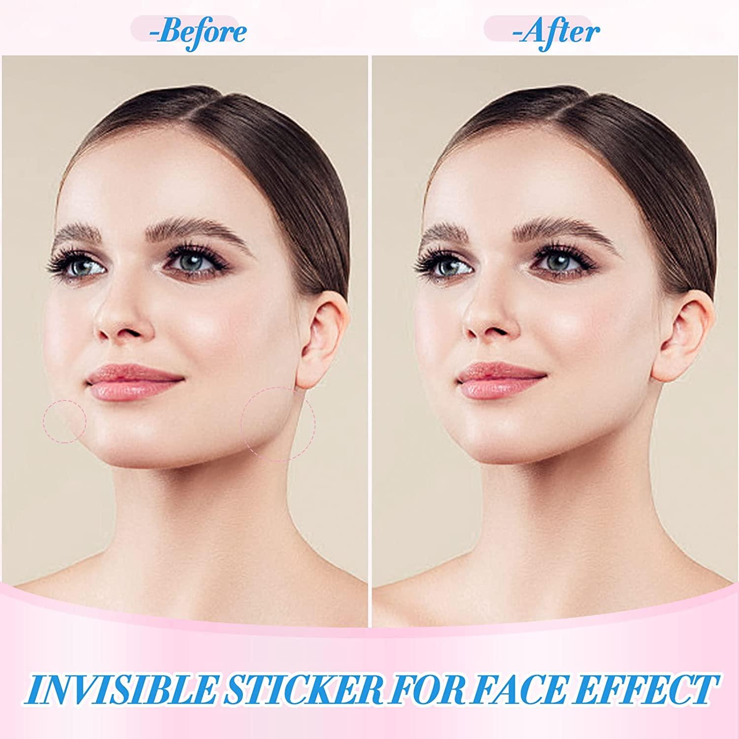 Face Tape,Face Lift Tape,Face Lift Tape Invisible,Facelift Tape for Face  Invisible,Face Lifting Tape,Instant Makeup Face Lift Tools for Hide Facial  Wrinkles Double Chin Lifting Saggy Skin 100PCS