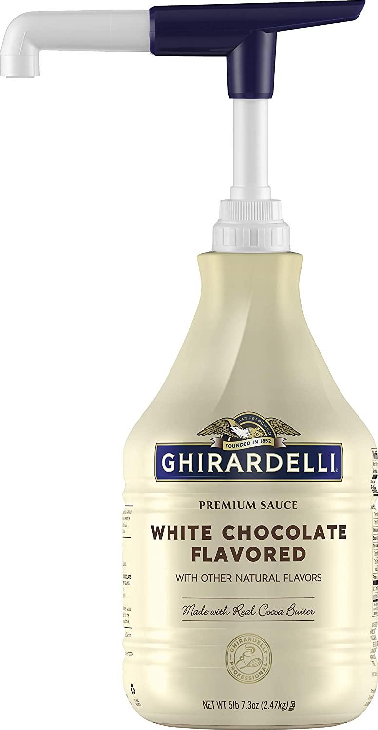 Ghirardelli White Chocolate Flavored Sauce 87.3 Ounce with Ghirardelli