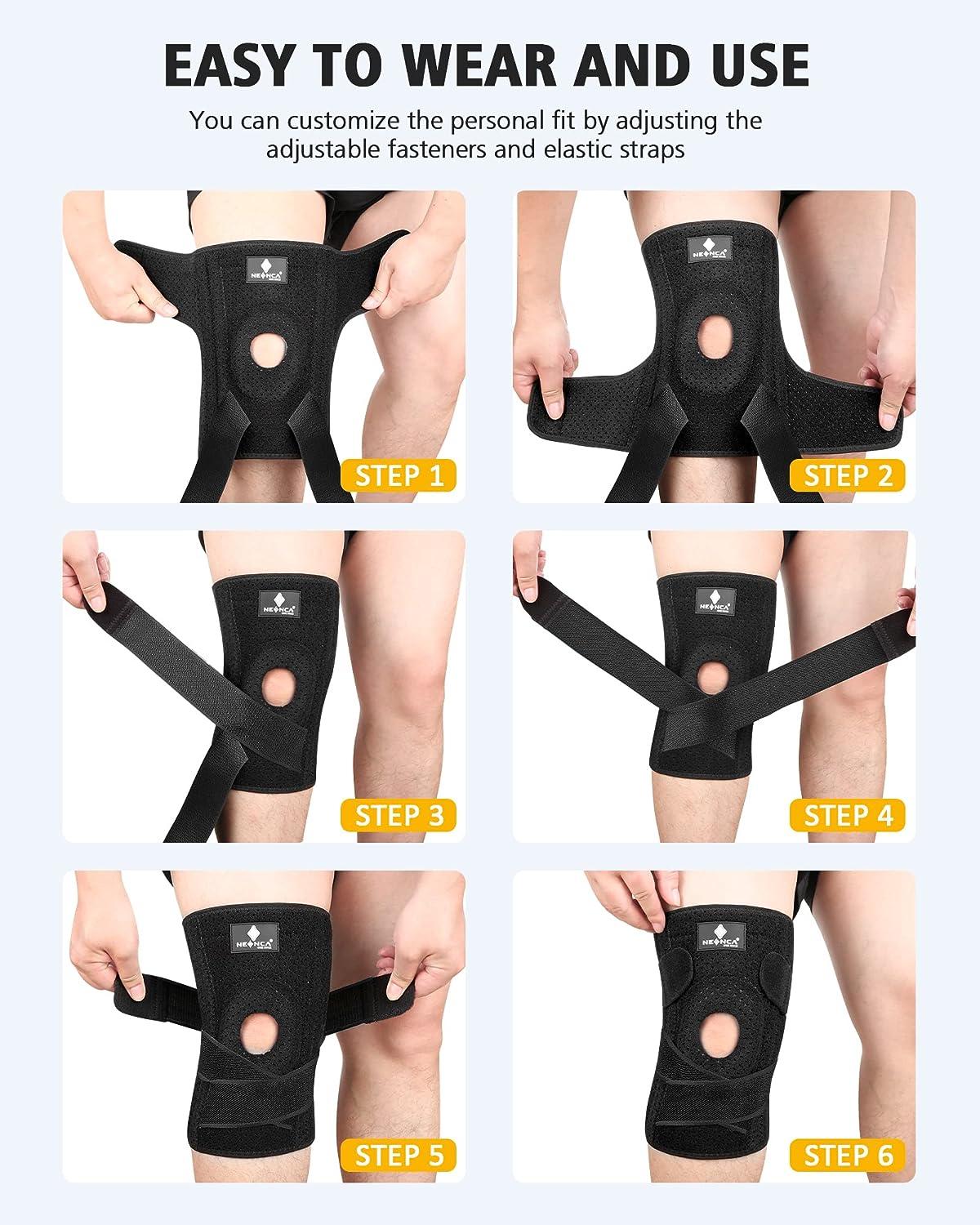 NEENCA Professional Knee Brace for Knee Pain, Adjustable Knee