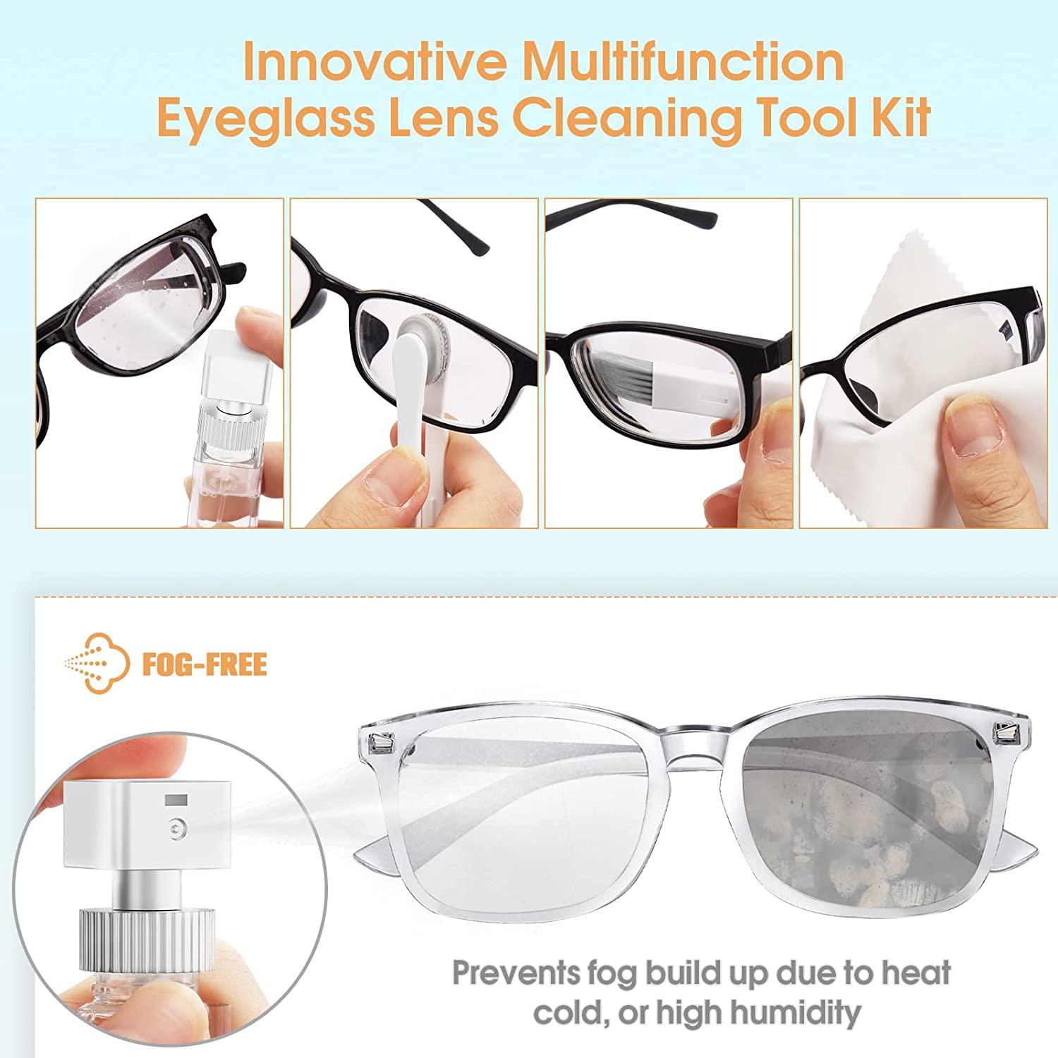 Eye Glasses Lens Cleaner Eyeglass Cleaner Kit AntiFog Lens Cleaner