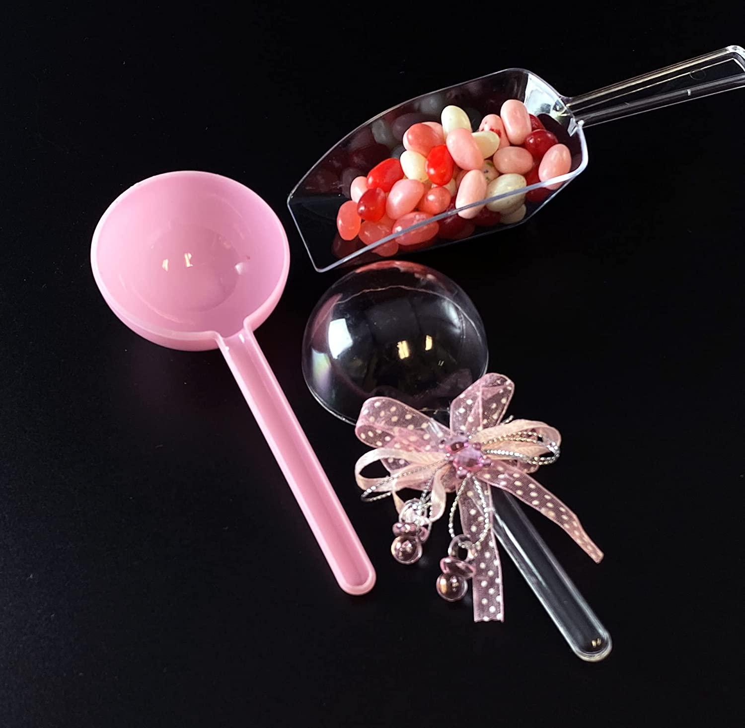 JC Hummingbird Pink Fillable Baby Rattle Party Favors with Decorative ...