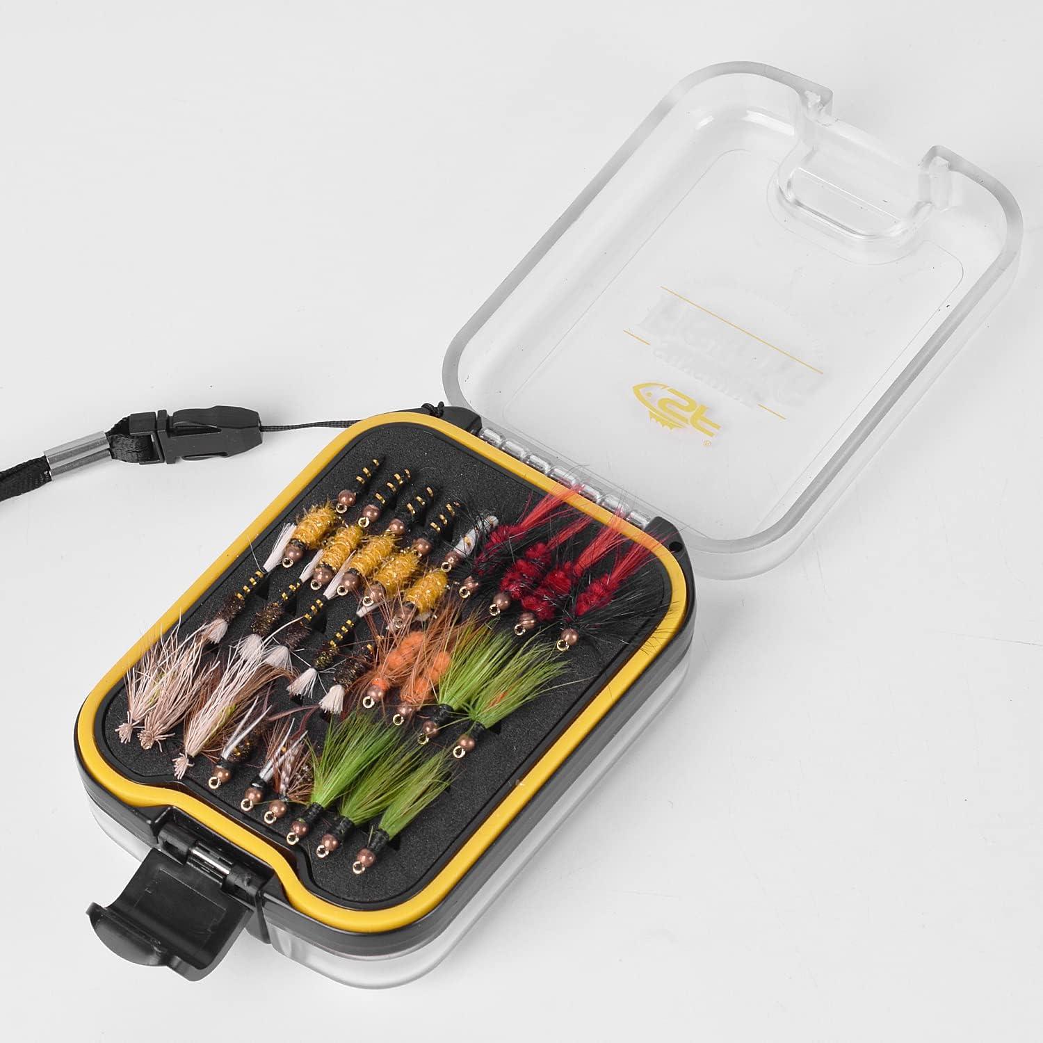 SF Fly Fishing Box Double-Sided Small with Lanyard Waterproof
