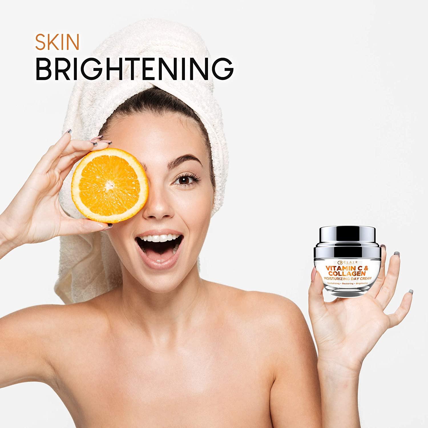 CLAIR BEAUTY Vitamin C & Collagen Day Cream Revitalizing & Brightening 50mL