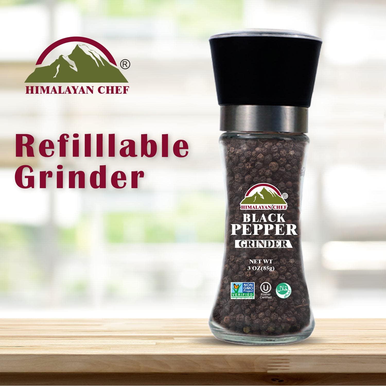 whole black pepper grinder