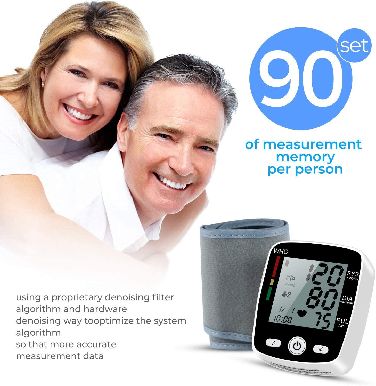Rechargeable Wrist Blood Pressure Monitor