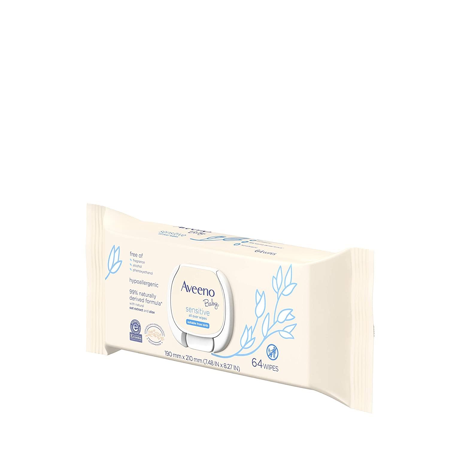 Aveeno all over wipes sales