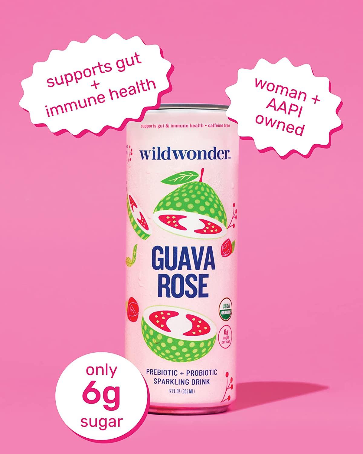 Wildwonder Sparkling Probiotic Juice Drink 12pk Gut Health, Immunity