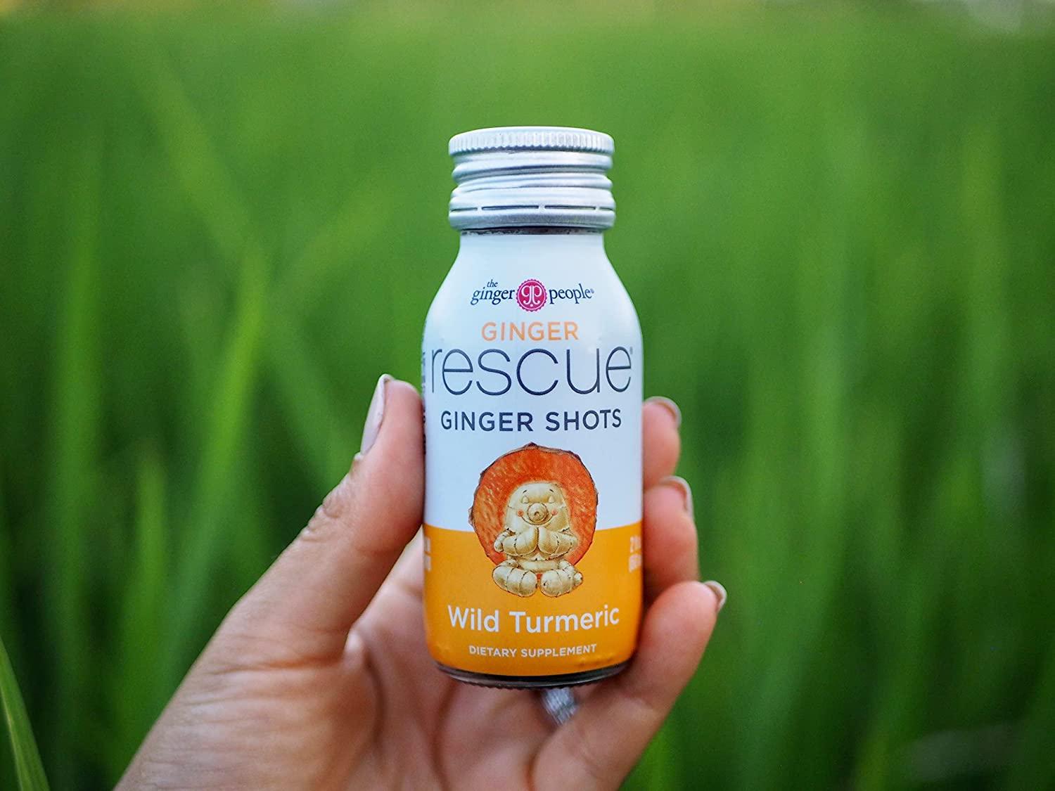 Ginger Rescue Shots by The Ginger People Immunity Boosting, Caffeine