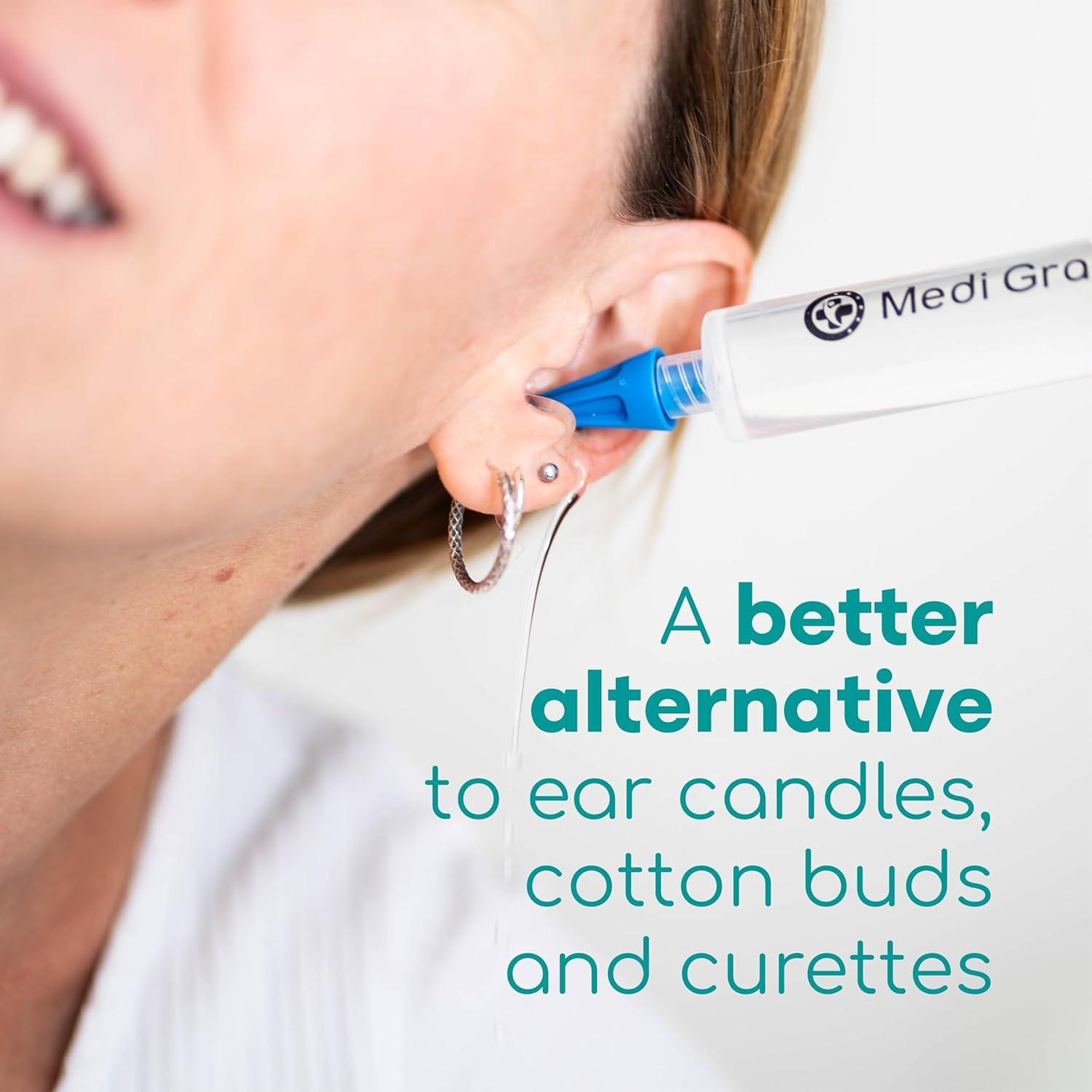 Medi Grade Ear Wax Removal Kit with Olive Oil Ear Drops 10ml The Original Ear Syringe Kit with