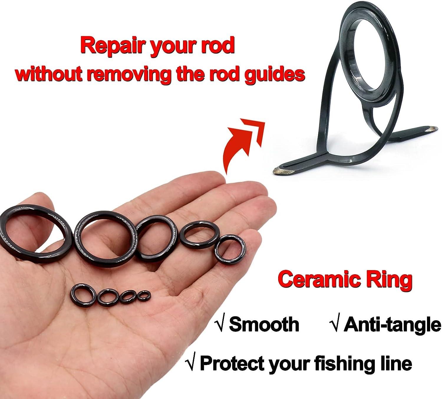 FishTrip Fishing Rod Eyelet Repair Kit 60Pcs/160Pcs Fishing Rod