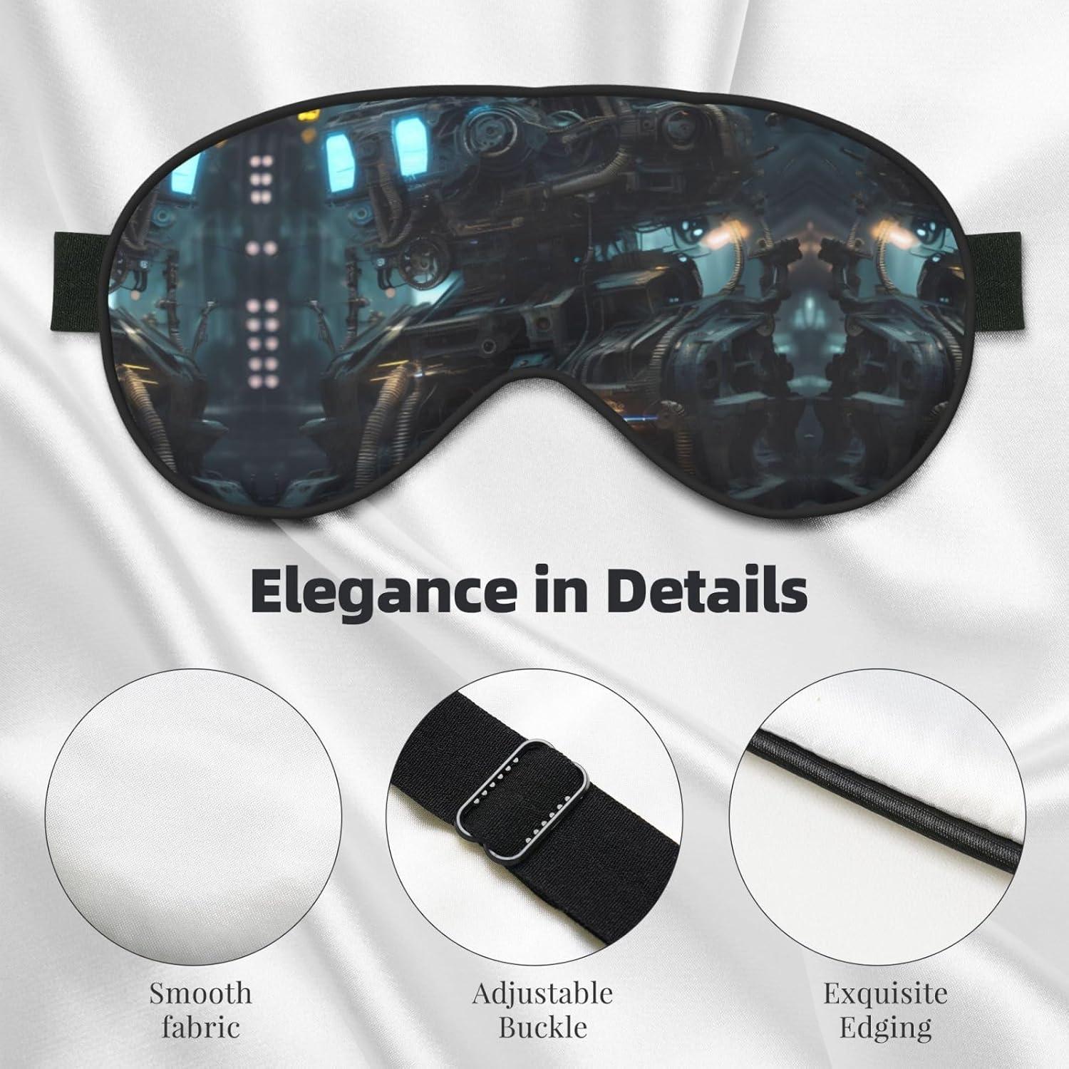 Future Robot Reversible Polyester Sleep Mask - Adjustable