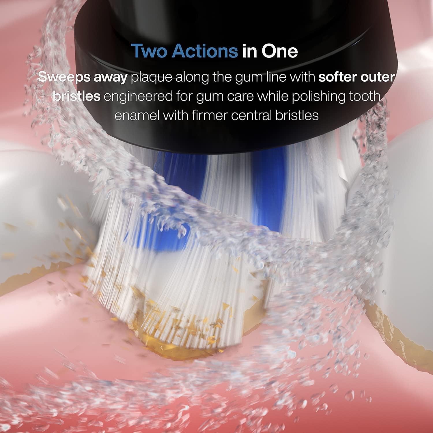 AquaSonic ProSpin Ultra Whitening & Plaque Removing Electric Toothbrush Smart LED Pressure