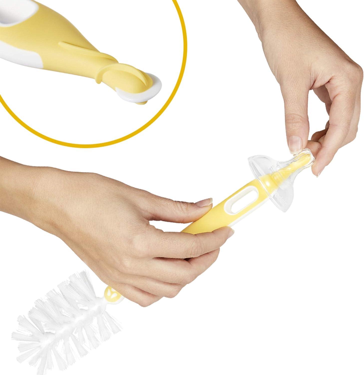 Medela bottle cleaning brush top
