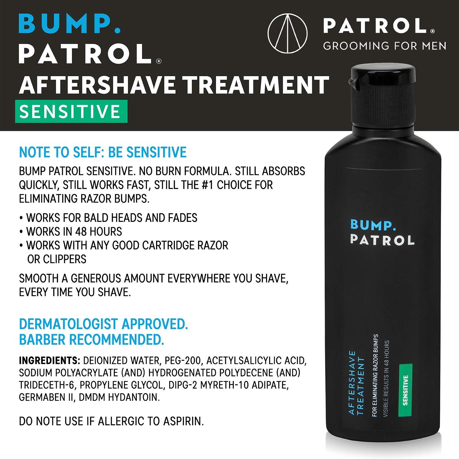 Bump Patrol Sensitive Strength Aftershave Formula Razor Bump