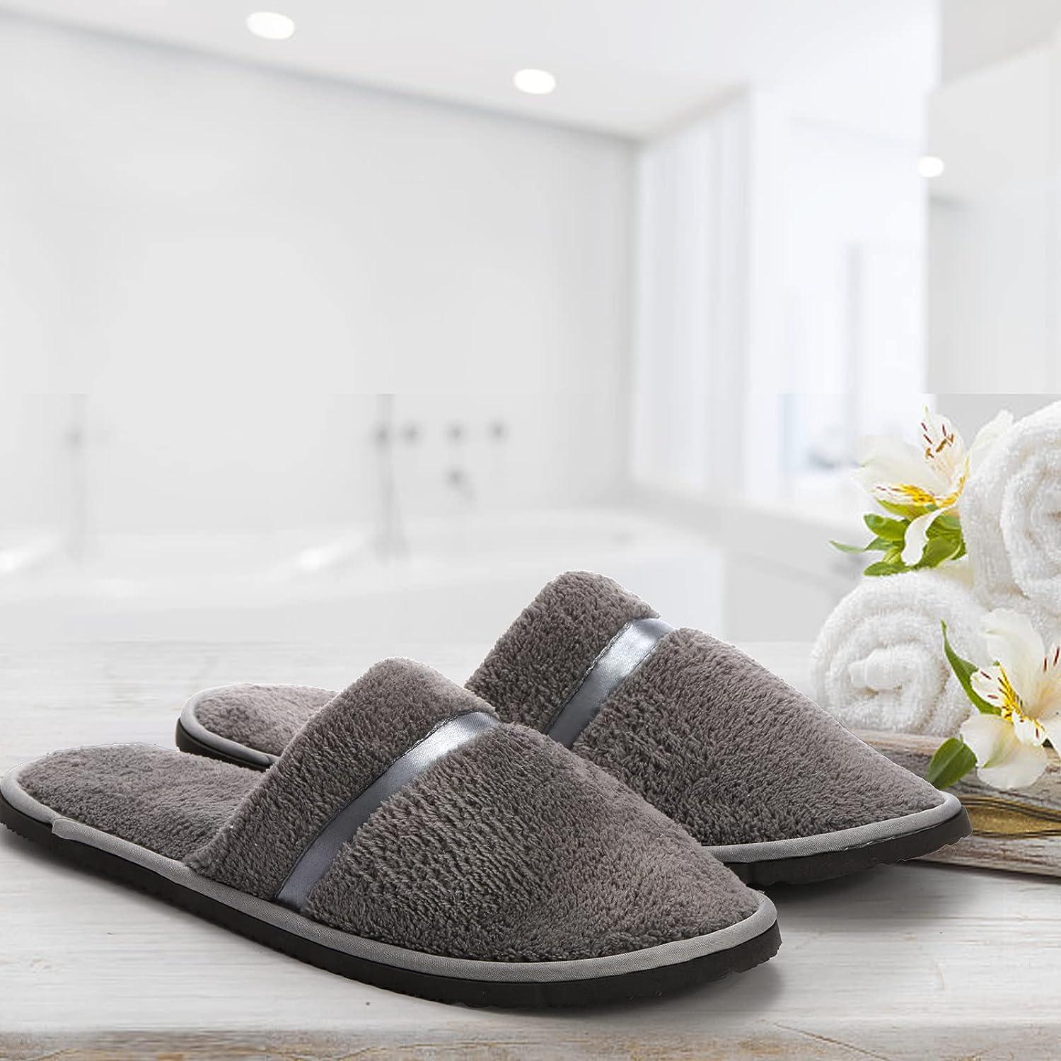 Buy LUXEHOME Spa Slippers in Bulk; 20 Pairs Disposable White Hotel Slippers  for Guests; Open Toe Slippers for Women and Men Online at Lowest Price Ever  in India | Check Reviews &