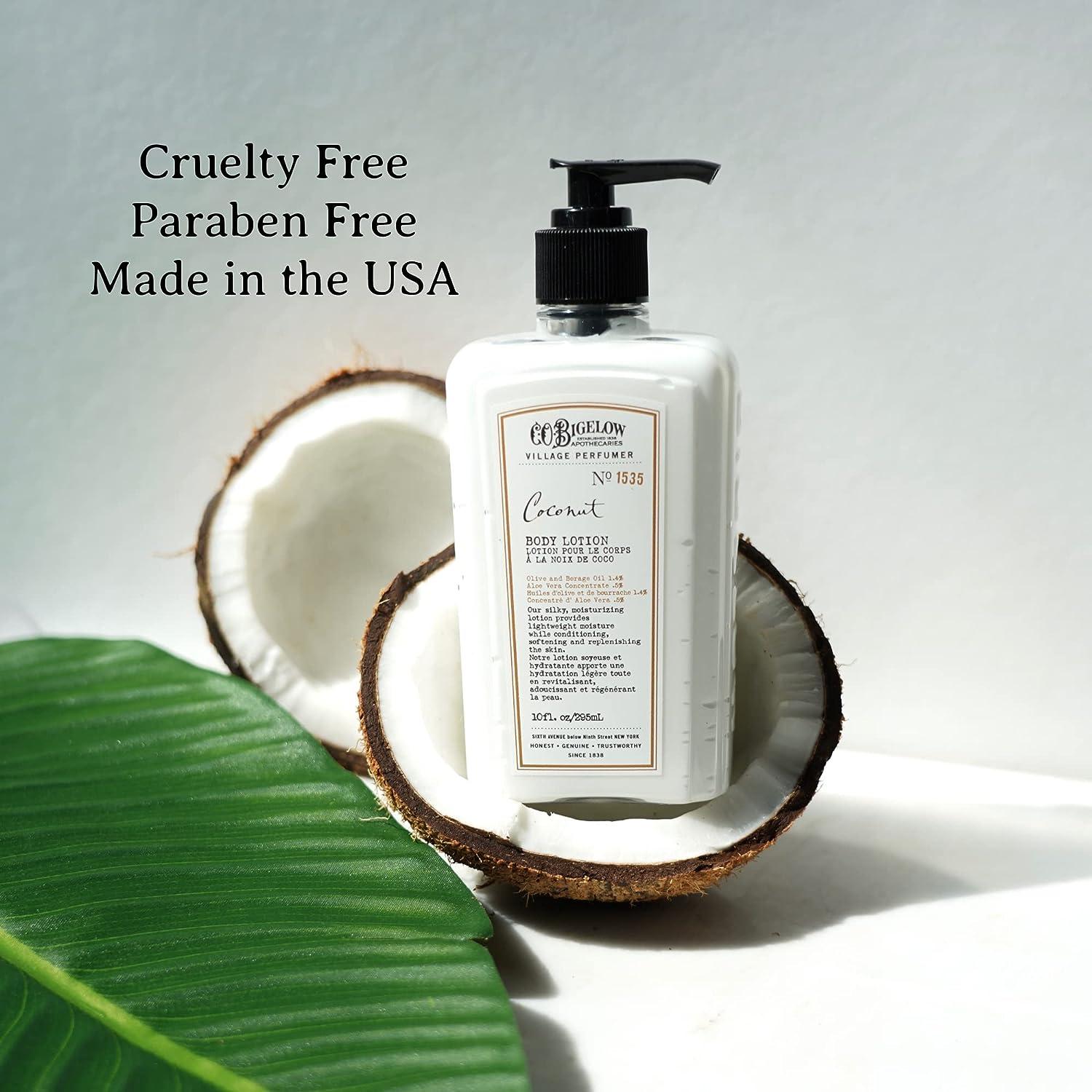 C.O. Bigelow Village Perfumer Coconut Scented Body Lotion - No. 1535 (10 fl  oz) | Buy Now with Express International Delivery | GoSupps.com